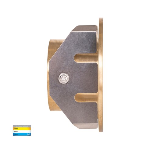 HV3205T-BR-12V - Reces Solid Brass Round TRI HV3205T-BR-12V