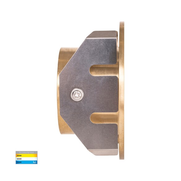 HV3205T-BR-12V - Reces Solid Brass Round TRI HV3205T-BR-12V