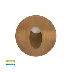 HV3206T-BR-12V - Mini Reces Brass Round TRI Colour Recessed HV3206T-BR-12V