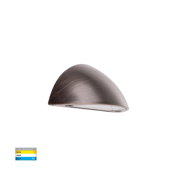HV3251T-AB-12V - Curva Antique Brass LED Step HV3251T-AB-12V