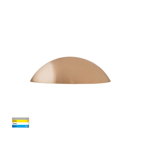 HV3252T-BR-12V - Curva Solid Brass LED Step LightHV3252T-BR-12V