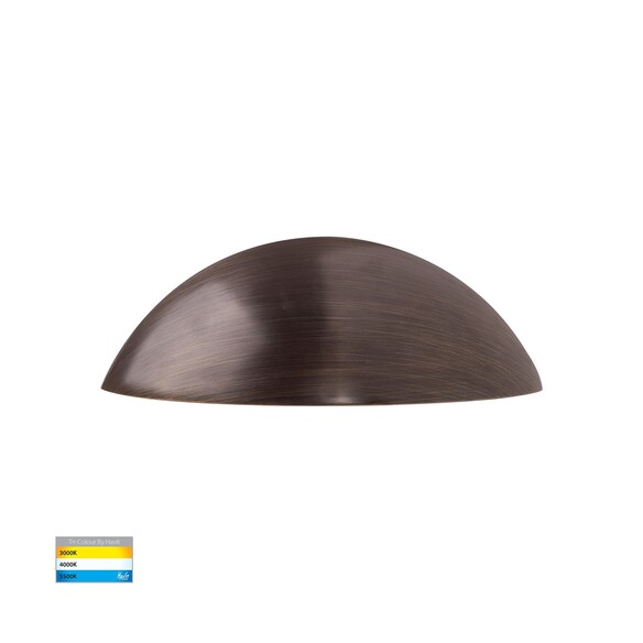 HV3253T-AB-12V - Curva Antique Brass LED Step Light