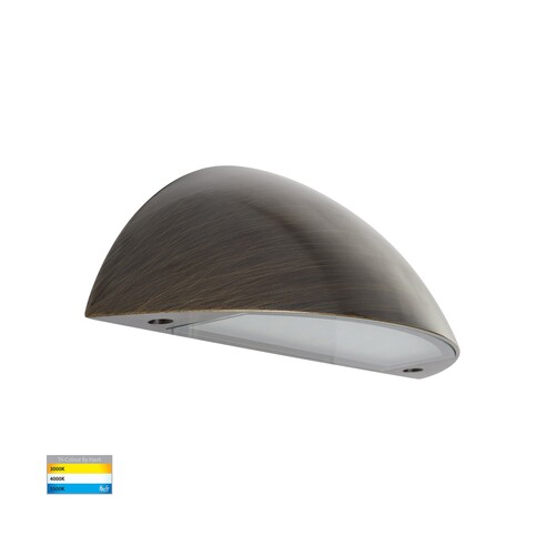 HV3253T-AB-12V - Curva Antique Brass LED Step HV3253T-AB-12V