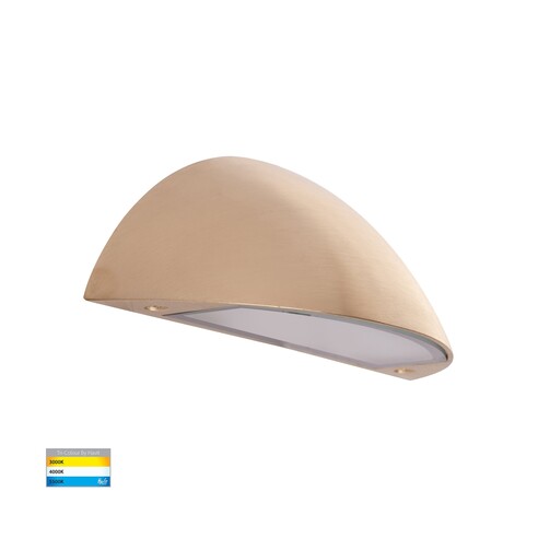 HV3253T-BR-12V - Curva Solid Brass LED Step LightHV3253T-BR-12V