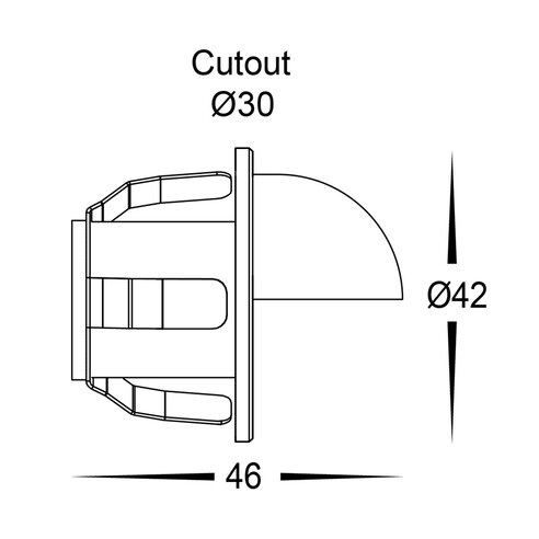 HV3263T - Sako 316 Stainless Steel Recessed LED HV3263T