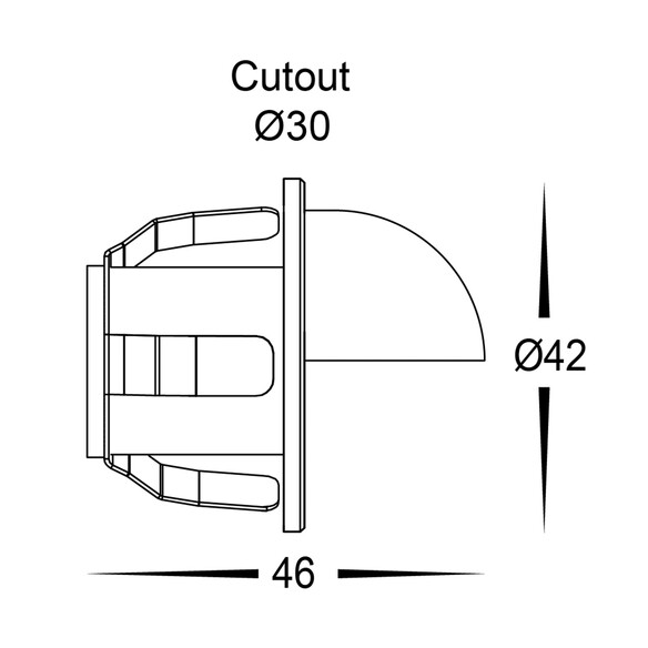 HV3263T - Sako 316 Stainless Steel Recessed LED HV3263T