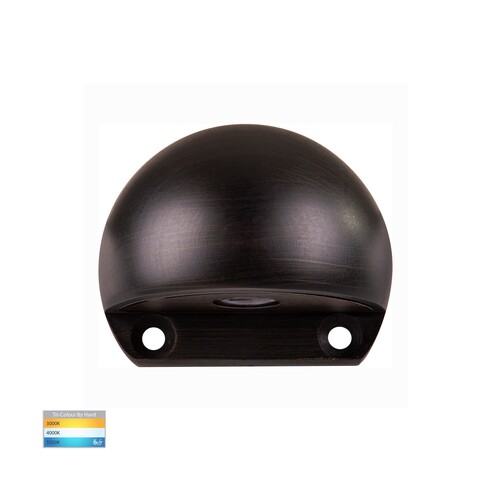 Occhio Antique Brass LED Eyelid Step Light