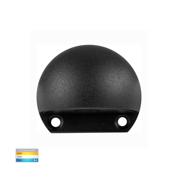 HV3281T-BLK-12V - HV3281T-Black-12V - Occhio Black LED Eyelid Step Light