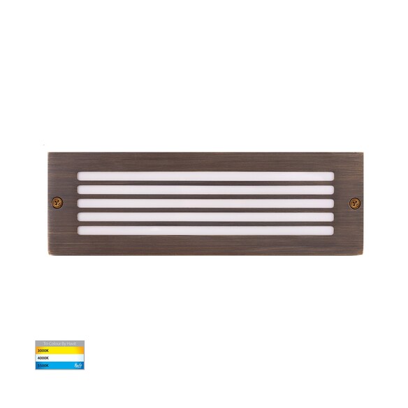 HV3296T-AB-12V - Ardam Antique Brass LED Step Light