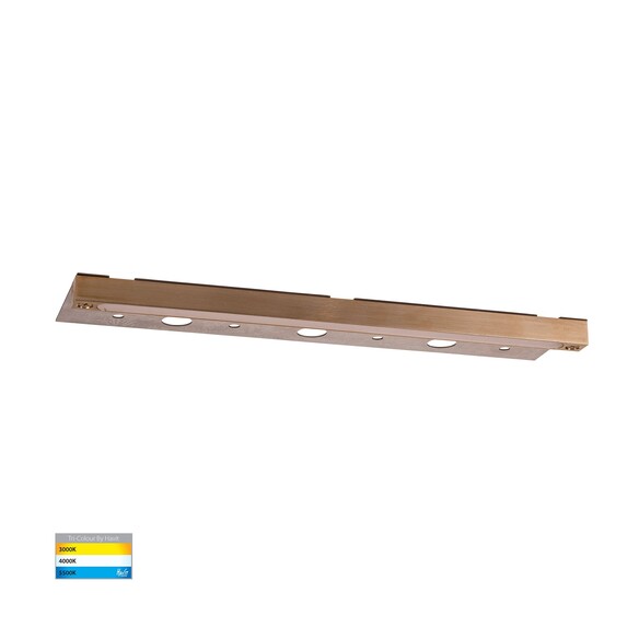 HV3299T-BR-12V - Preston Solid Brass LED Coping Light