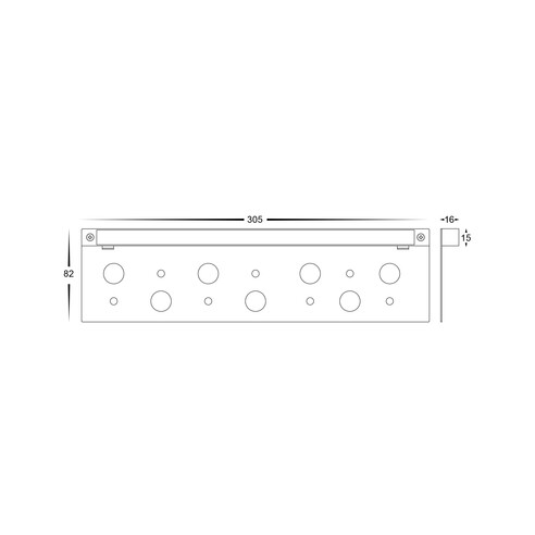 HV3299T-BR-12V - Preston Solid Brass LED Coping HV3299T-BR-12V
