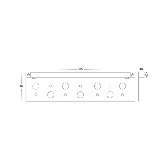 HV3299T-BR-12V - Preston Solid Brass LED Coping HV3299T-BR-12V