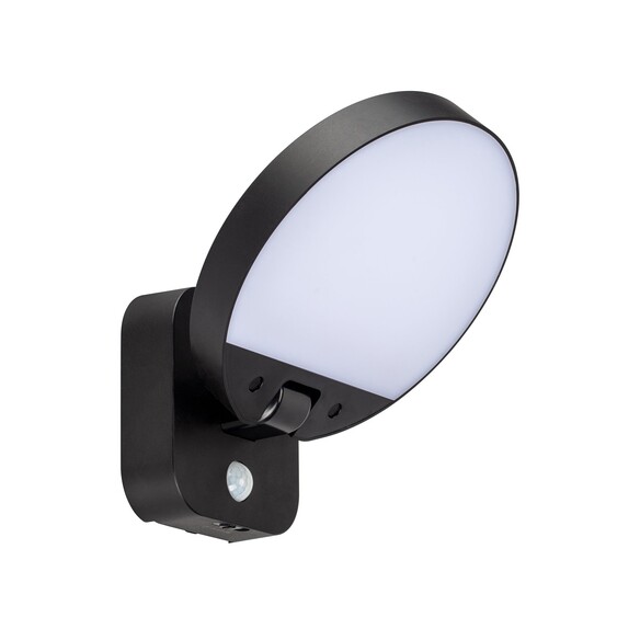 HV36724-BLK - HV36724-Black - Solarni Polycarbonate Black Solar Wall Light