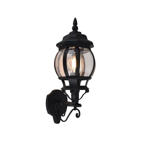 HV3673W-BLK - HV3673W-Black - Trener Aluminium Black Wall Light