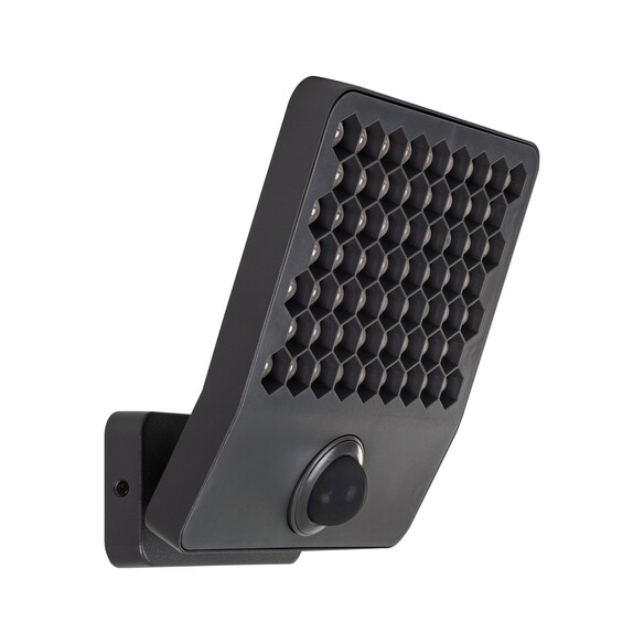 HV3722N-GRY-PIR - Favo Aluminium Grey LED Floodlight with Sensor