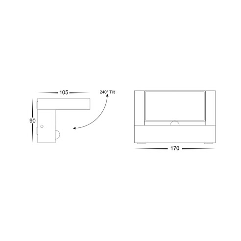 HV3731T-BLK-PIR - HV3731T-Black-PIR - Locu HV3731T-BLK-PIR