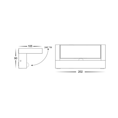 HV3732T-BLK-PIR - HV3732T-Black-PIR - Locu HV3732T-BLK-PIR