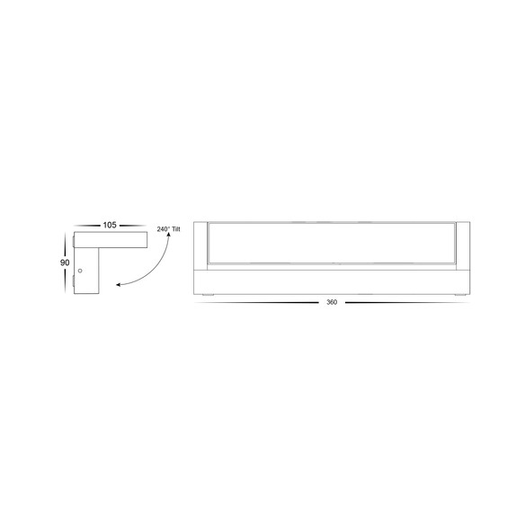 HV3733T-BLK - HV3733T-Black - Locu Aluminium HV3733T-BLK