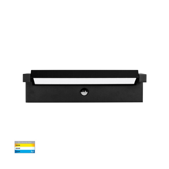 HV3733T-BLK-PIR - HV3733T-Black-PIR - Locu Aluminium Black Adjustable 36W LED Floodlight with Sensor