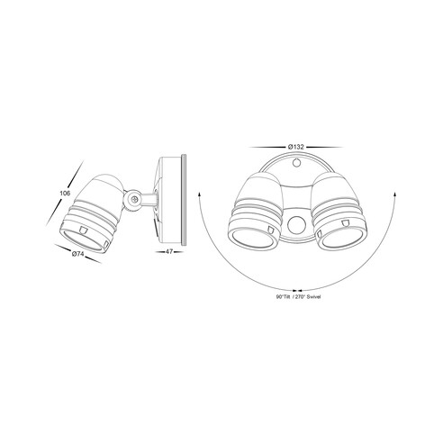HV3793T-WHT - HV3793T-White - Focus Polycarbonate HV3793T-WHT