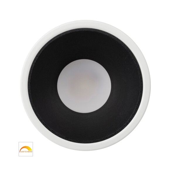 HV5528D2W-WB - Gleam White with Black Insert HV5528D2W-WB