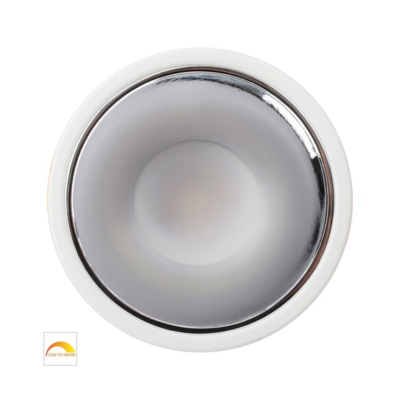 HV5528D2W-WC - Gleam White with Chrome Insert HV5528D2W-WC