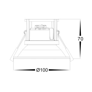 HV5528-IC4CAP - IC4 Cap To Suit HV5528 Downlight ModelsHV5528-IC4CAP 2