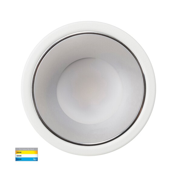 HV5529T-WC - Gleam White with Chrome Insert Tri HV5529T-WC