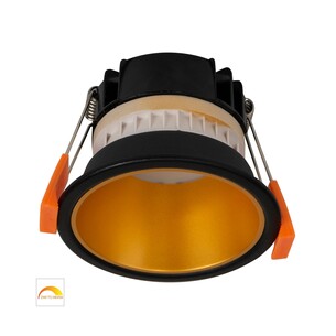 HV5529D2W-BG - Gleam Black with Gold Insert Fixed Dim to HV5529D2W-BG