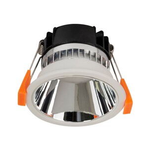 HV5529D2W-WC - Gleam White with Chrome Insert Fixed Dim to HV5529D2W-WC