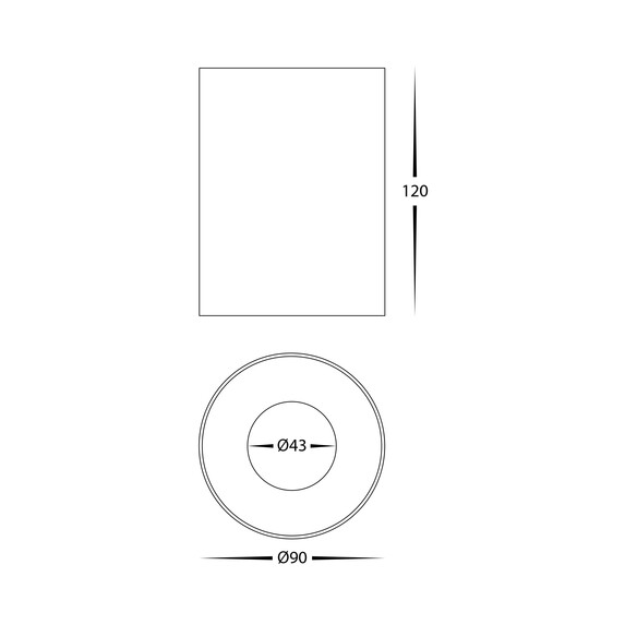 HV5842S-WHT - HV5842S-White - Nella White 12W HV5842S-WHT
