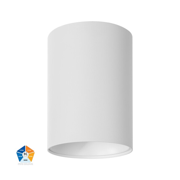 HV5844S-WHT - HV5844S-White - Nella White 24W Surface Mounted LED Downlight 240V