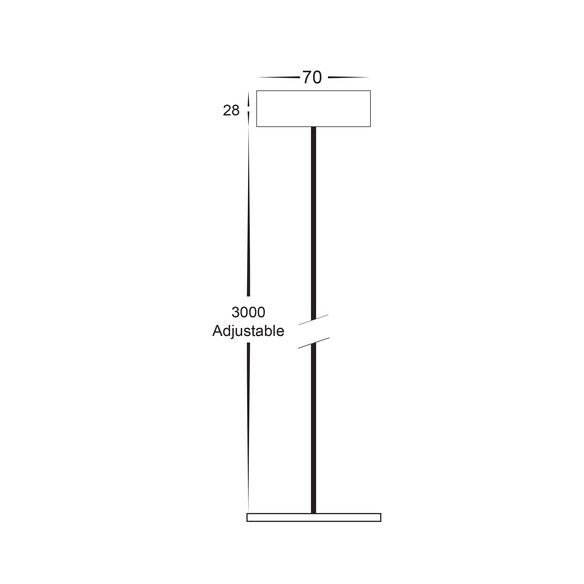 HV5841-BLK-PDT - 3 Metre Pendant AccessoryHV5841-BLK-PDT