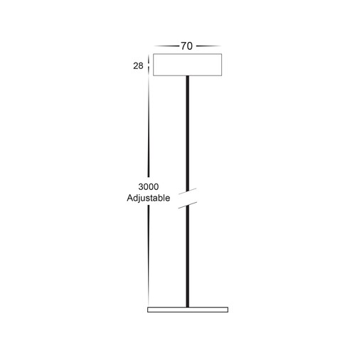HV5841-WHT-PDT - 3 Metre Pendant AccessoryHV5841-WHT-PDT