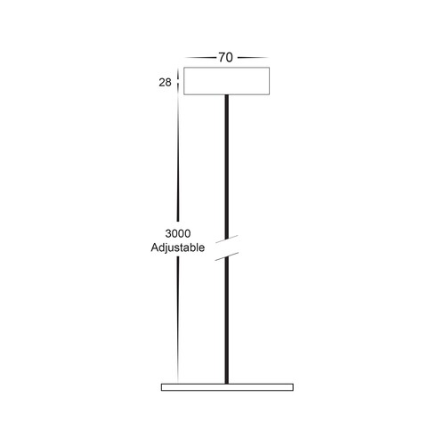 HV5843-WHT-PDT - 3 Metre Pendant AccessoryHV5843-WHT-PDT