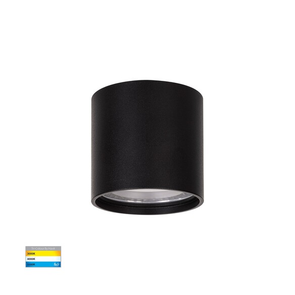HV5802T-BLK-12V - HV5802T-Black | HV5802T-Black-12V - Nella Black 7W Surface Mounted LED Downlight