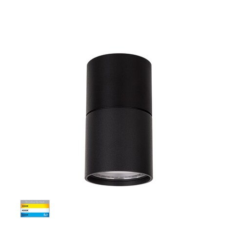 HV5802T-BLK-EXT-12V - HV5802T-Black-Exterior | HV5802T-Black-Exterior-12V - Nella Black 7W Surface Mounted LED Downlight with