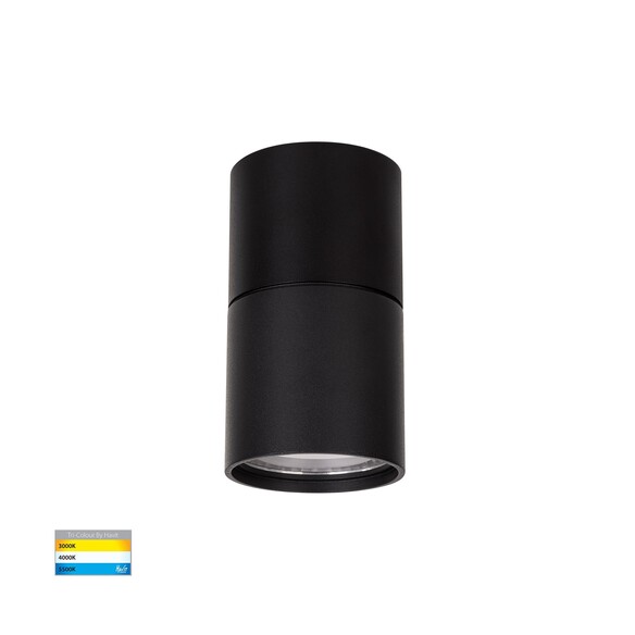 HV5802T-BLK-EXT-12V - HV5802T-Black-Exterior | HV5802T-Black-Exterior-12V - Nella Black 7W Surface Mounted LED Downlight with...