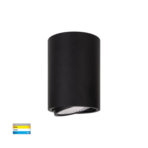 HV5813T-BLK-12V - HV5813T-Black | HV5813T-Black-12V - Nella 12W LED Black Adjustable Surface Mounted Downlight