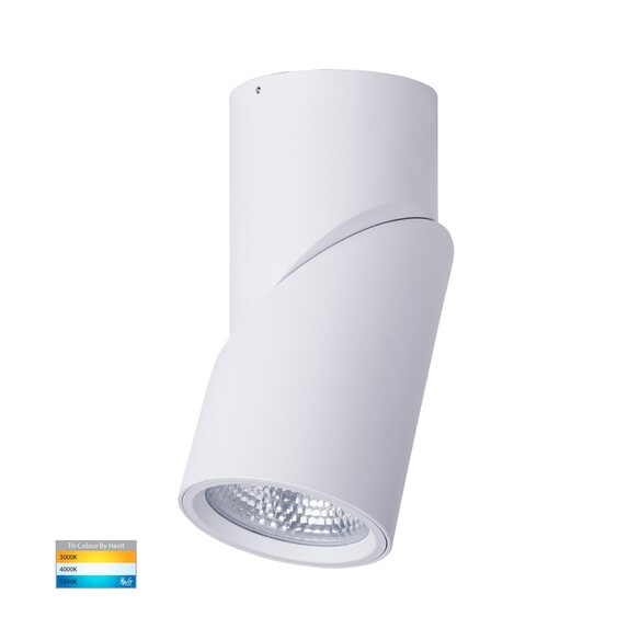 HV5825T-WHT-12V - HV5825T-White | HV5825T-White-12V - Nella White 24W Surface Mounted Rotatable LED Downlight