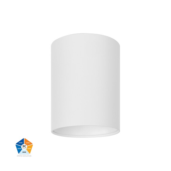 HV5843S-WHT-12V - HV5843S-White | HV5843S-White-12V - Nella White 18W Surface Mounted LED Downlight