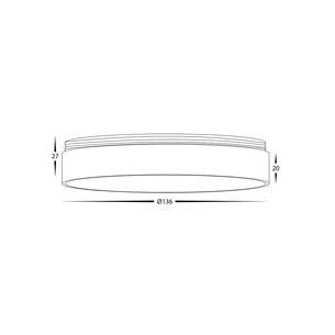 HV58104-GR - Gold Ring to Suit HV5844 Surface Mount HV58104-GR 2