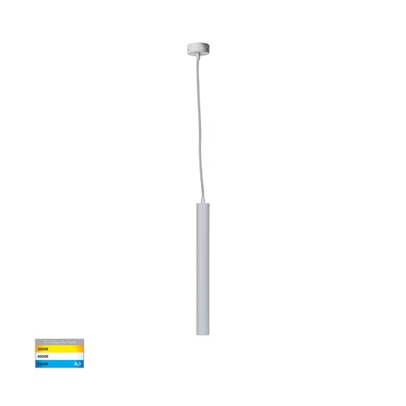 HV5898T-WHT - HV5898T-White - Henger White 6W Cylinder LED Pendant