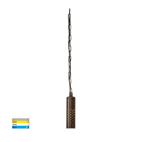 Willow Antique Brass LED Pendant