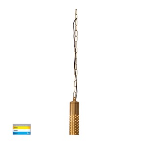 HV5901T-BR-12V - Willow Solid Brass LED PendantHV5901T-BR-12V
