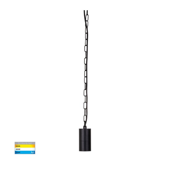 HV5902T-BLK-240V - HV5902T-Black-240V | HV5902T-Black-12V - Tivah Solid Brass Black LED Pendant