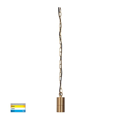 HV5902T-BR-240V - Tivah Solid Brass LED PendantHV5902T-BR-240V
