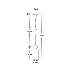 HV5902T-BR-240V - Tivah Solid Brass LED PendantHV5902T-BR-240V 2