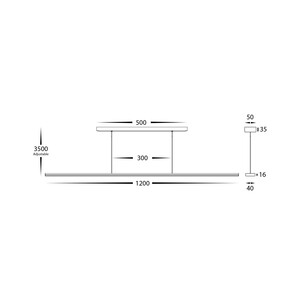 HV6005T-BLK - HV6005T-Black - Proline Black 1200mm Slim LED HV6005T-BLK 2