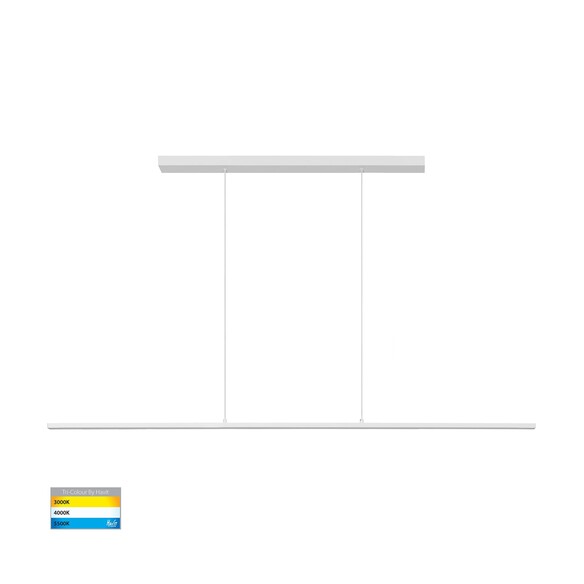 HV6006T-WHT - HV6006T-White - Proline White 1600mm Slim LED Pendant